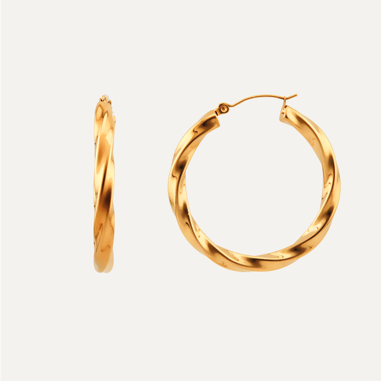 Braid Gold Waterproof Hoops