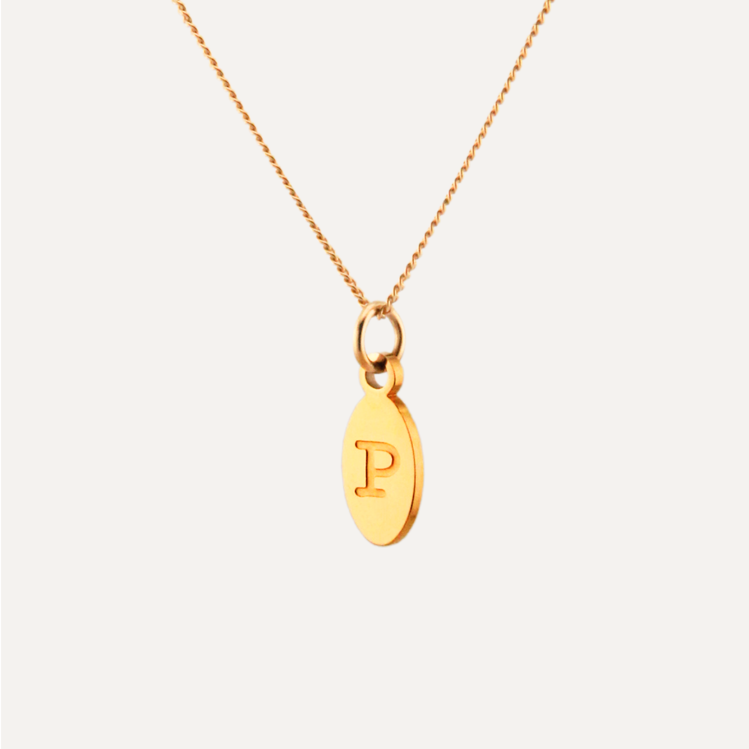 True to be yourself- Initial Waterproof Necklace