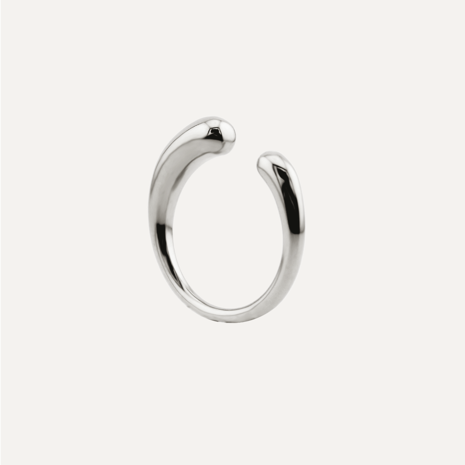 Madeline Waterproof Open Ring in Silver