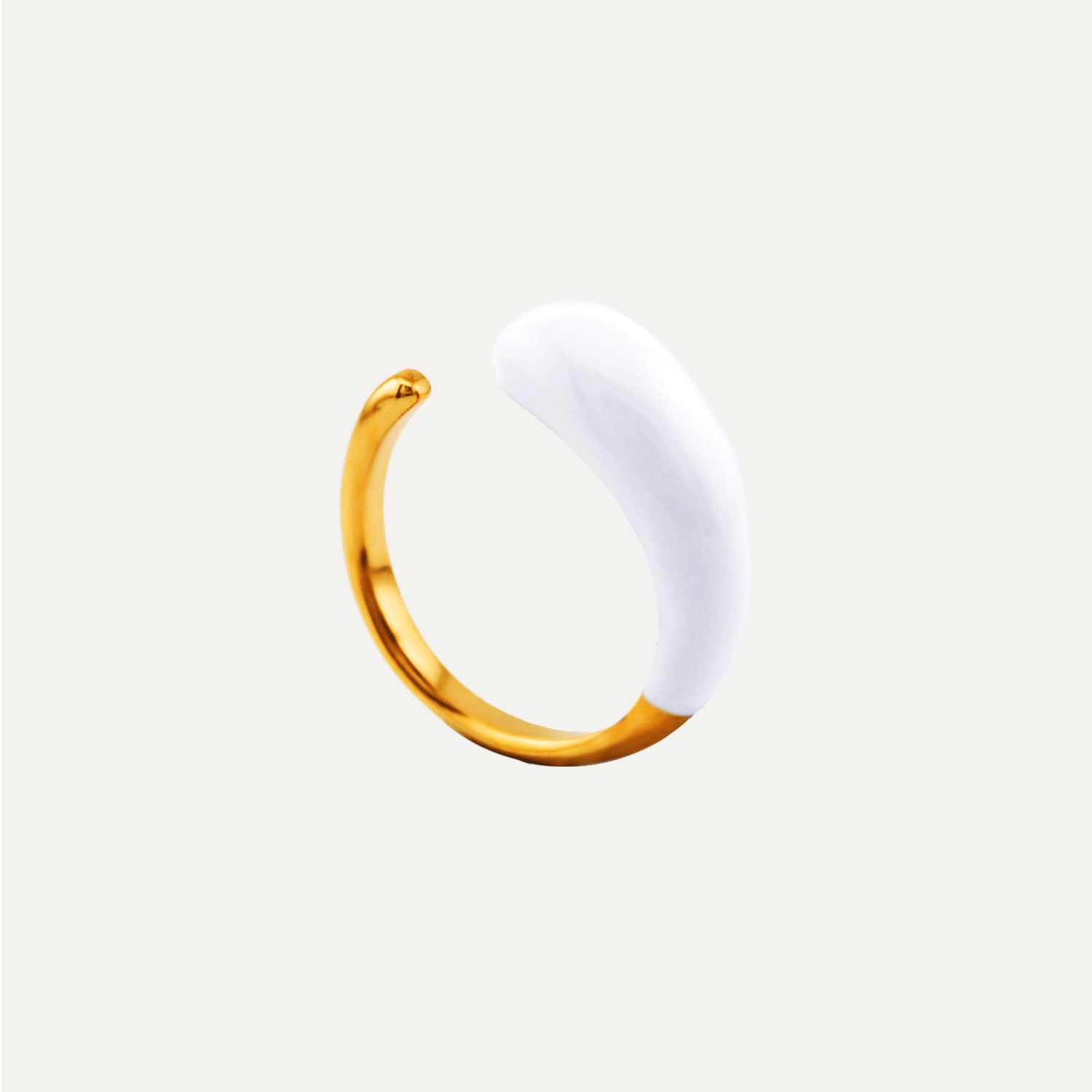 Cuppa Waterproof Open Ring in Gold