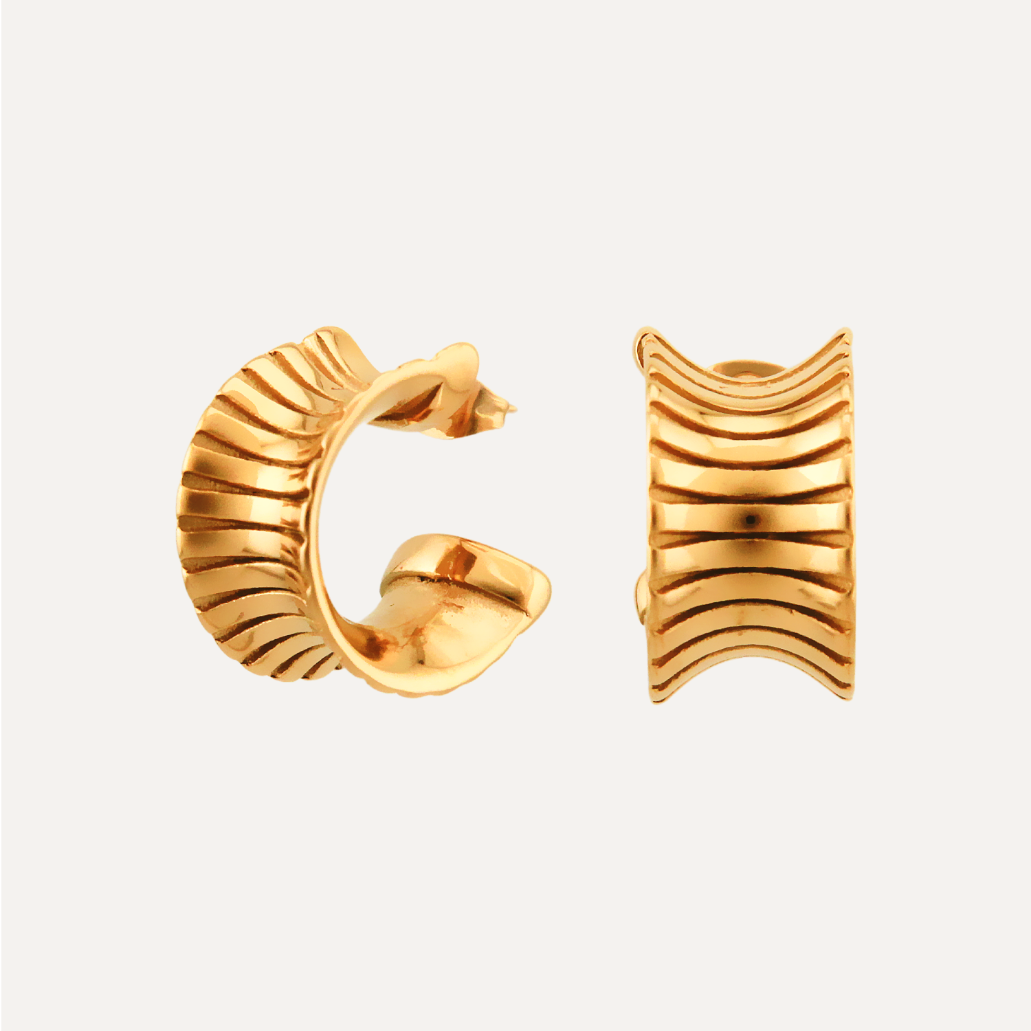 Egypt Queen Gold Waterproof Earrings