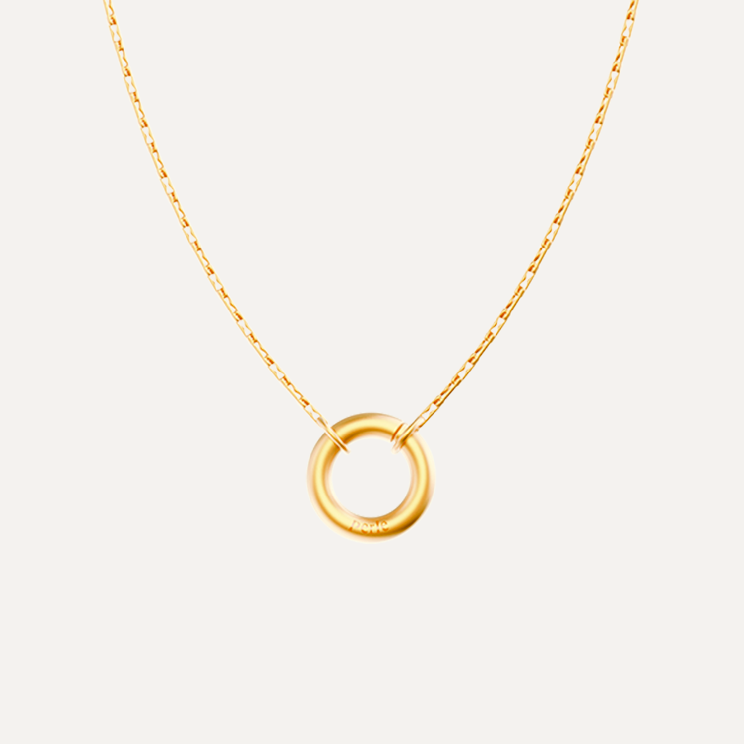 Ever Aura Hoop Gold Waterproof Necklace