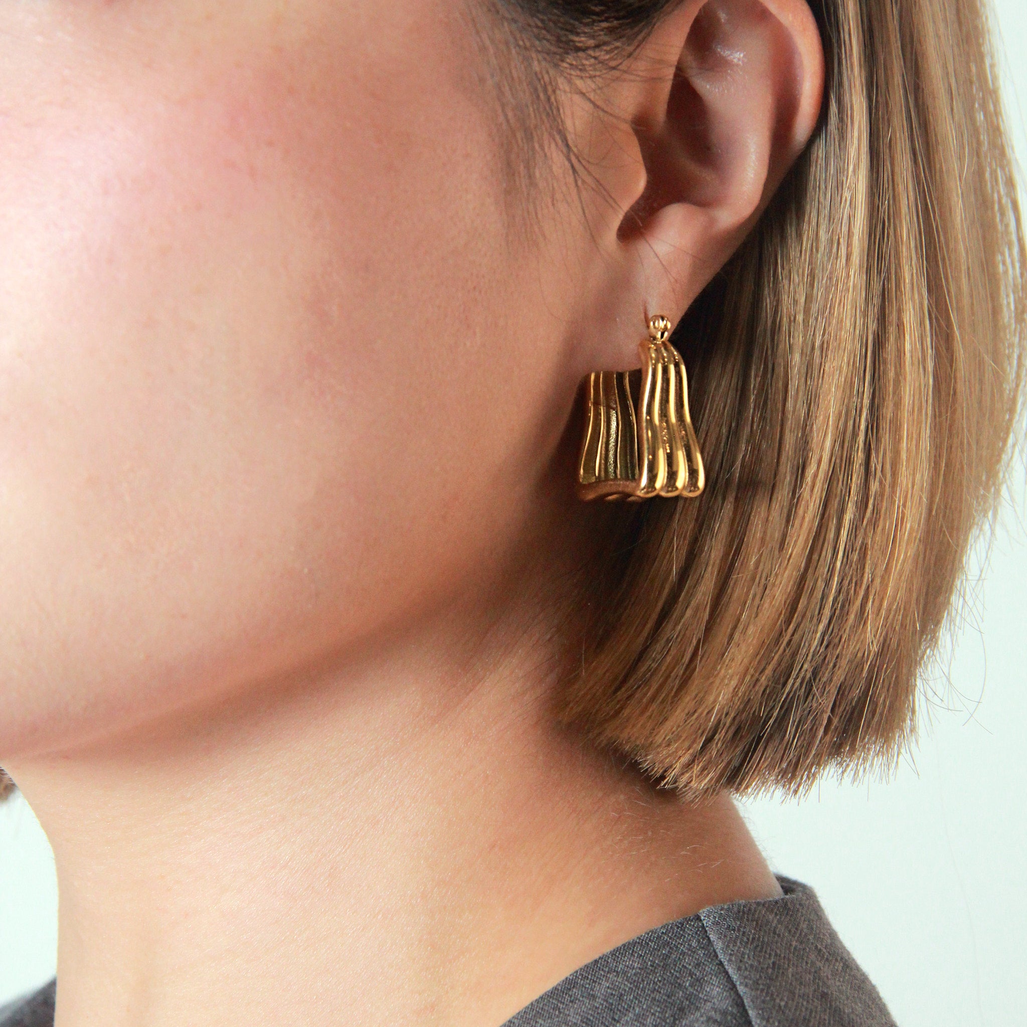 Mathilda Gold Waterproof Earrings