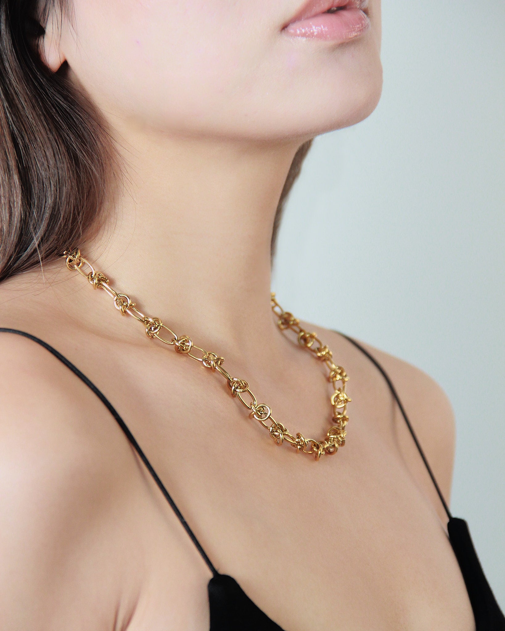 Duke Knot Gold Waterproof Necklace