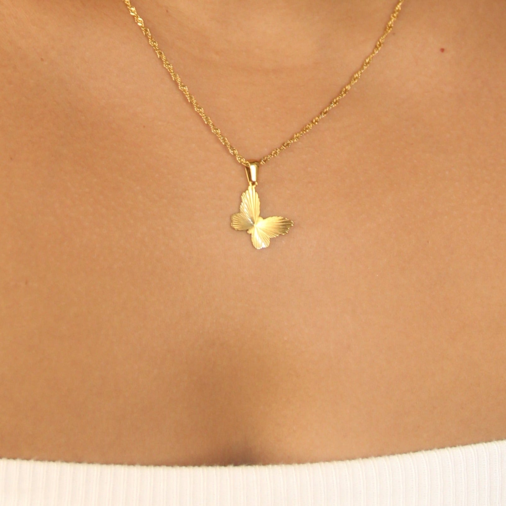 Britney Gold Waterproof Necklace