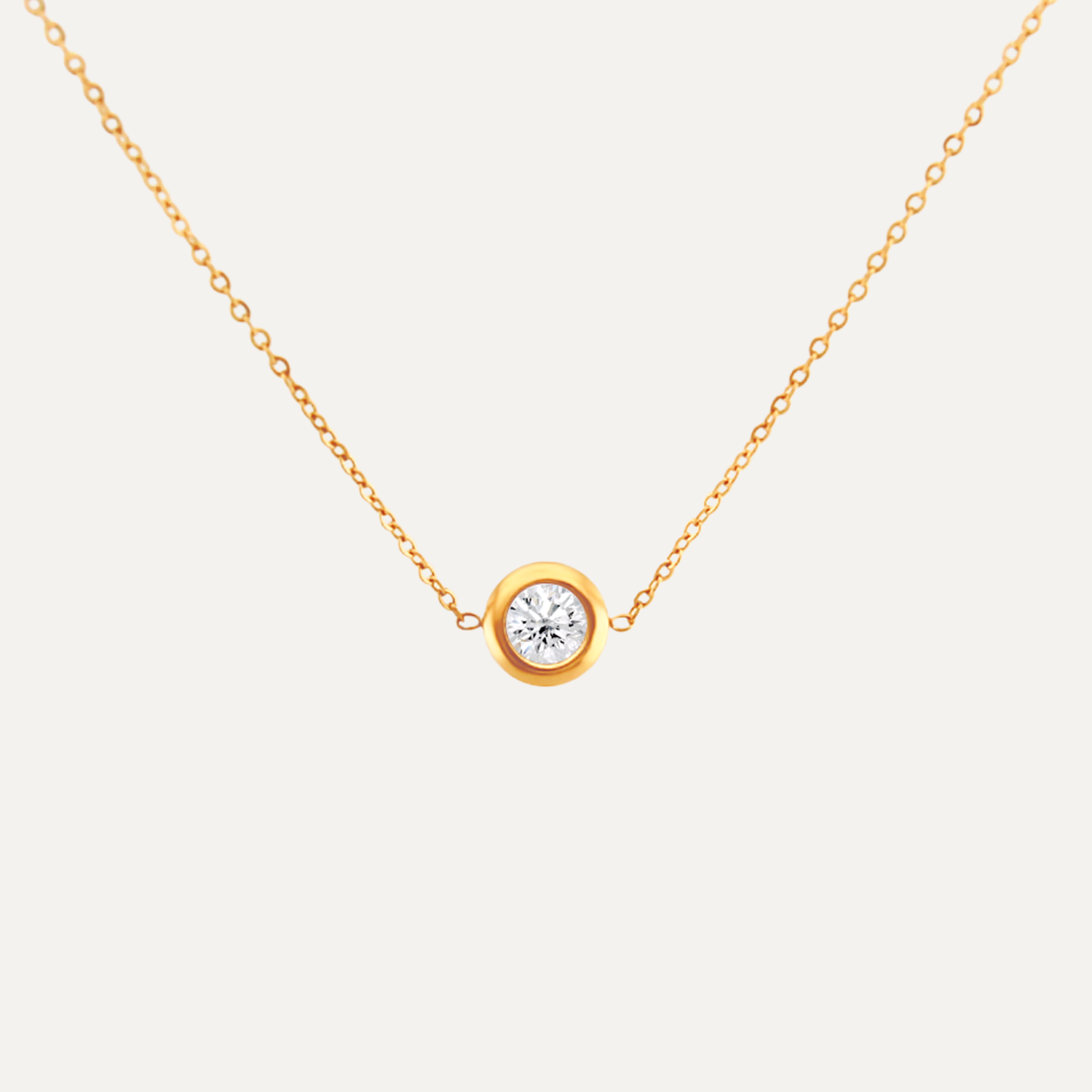 Ivy Bezel Sapphire Necklace
