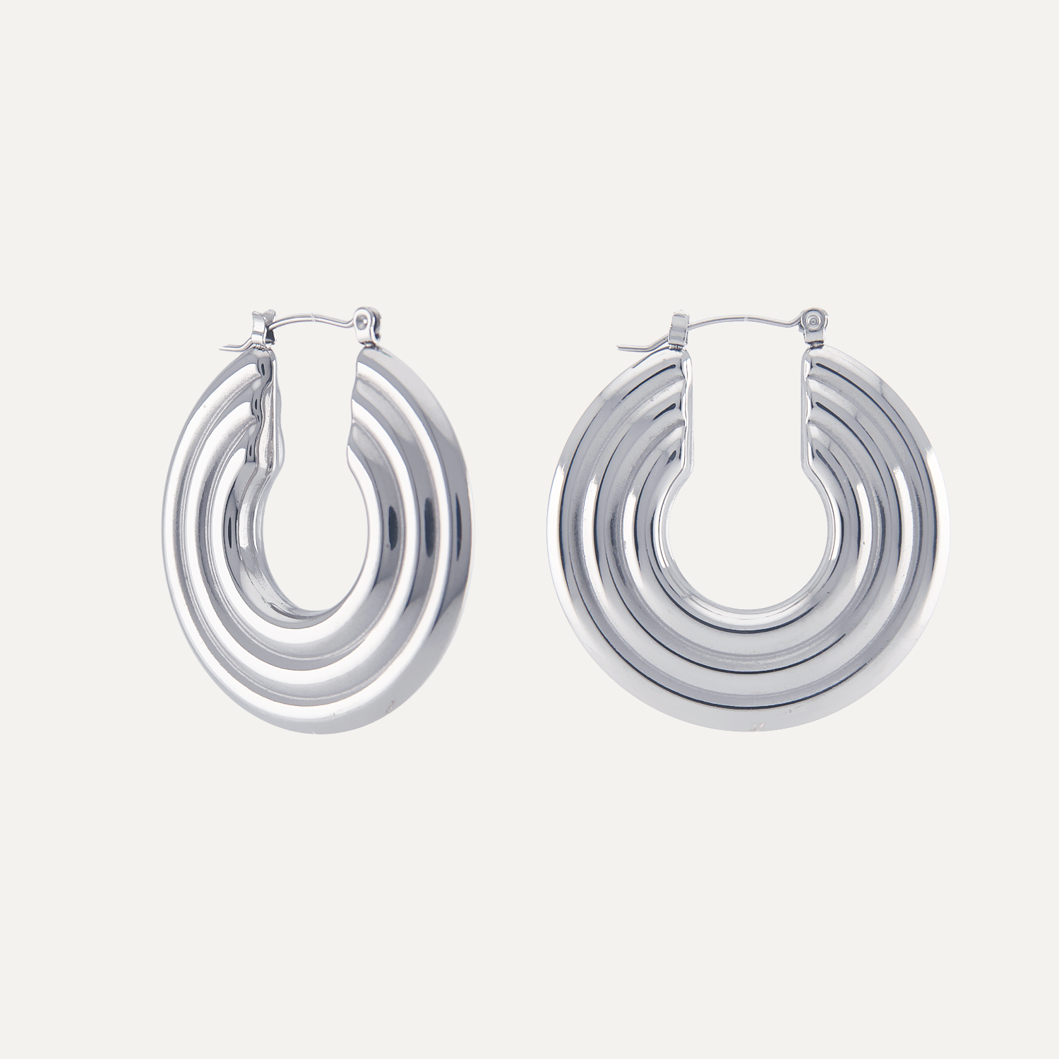 Mummy Silver Waterproof Hoops
