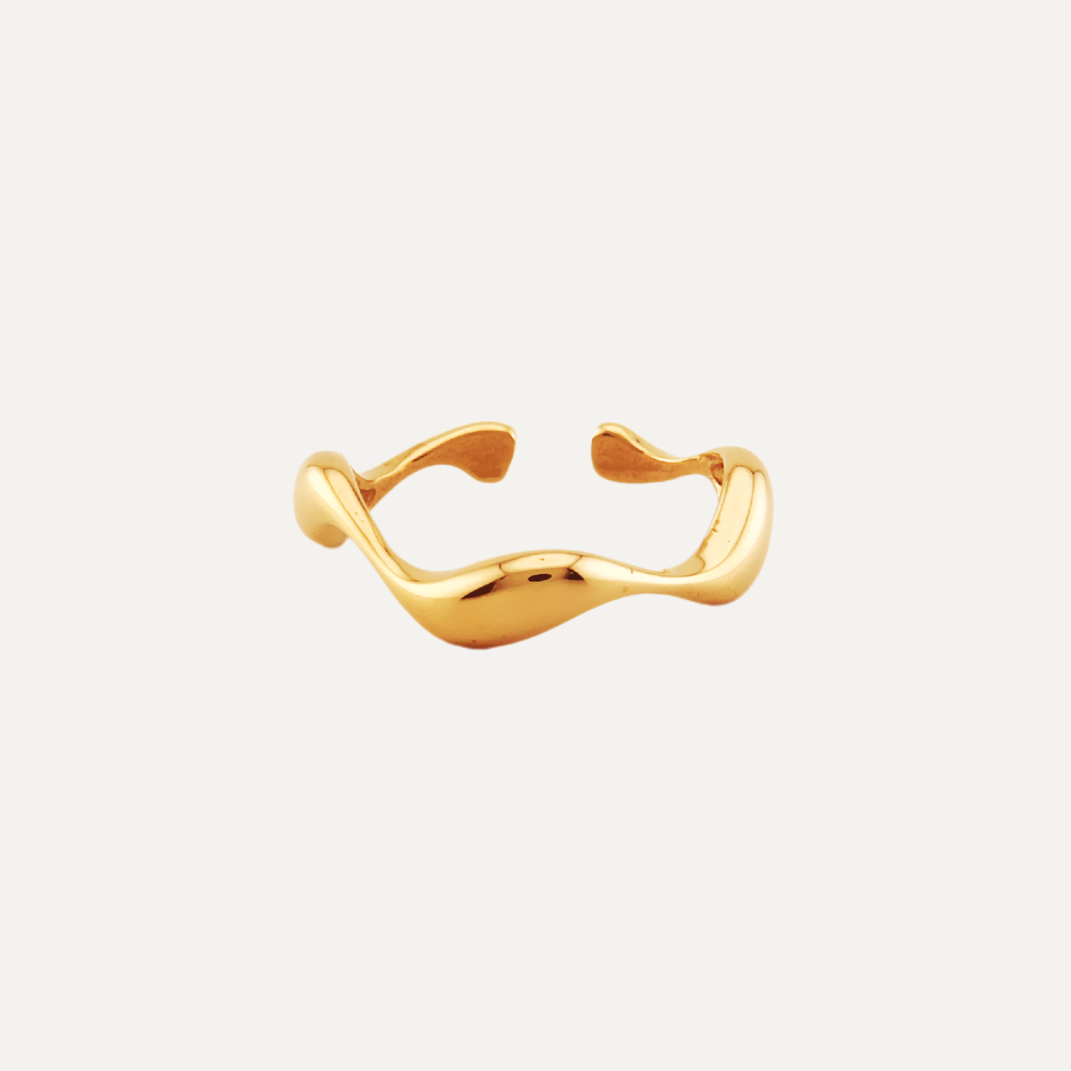 Oslo Waterproof Open Ring in Gold