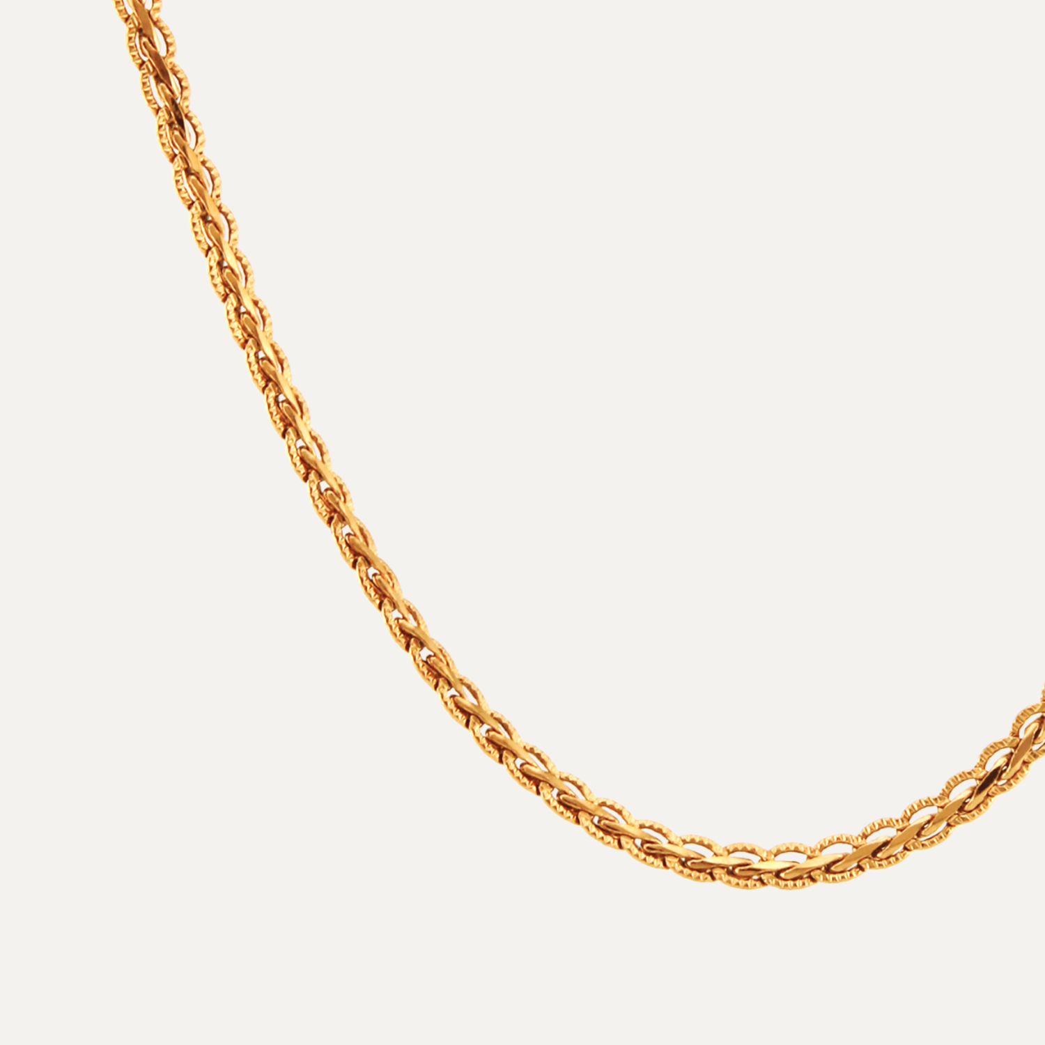 Syrene French Braid Waterproof Necklace