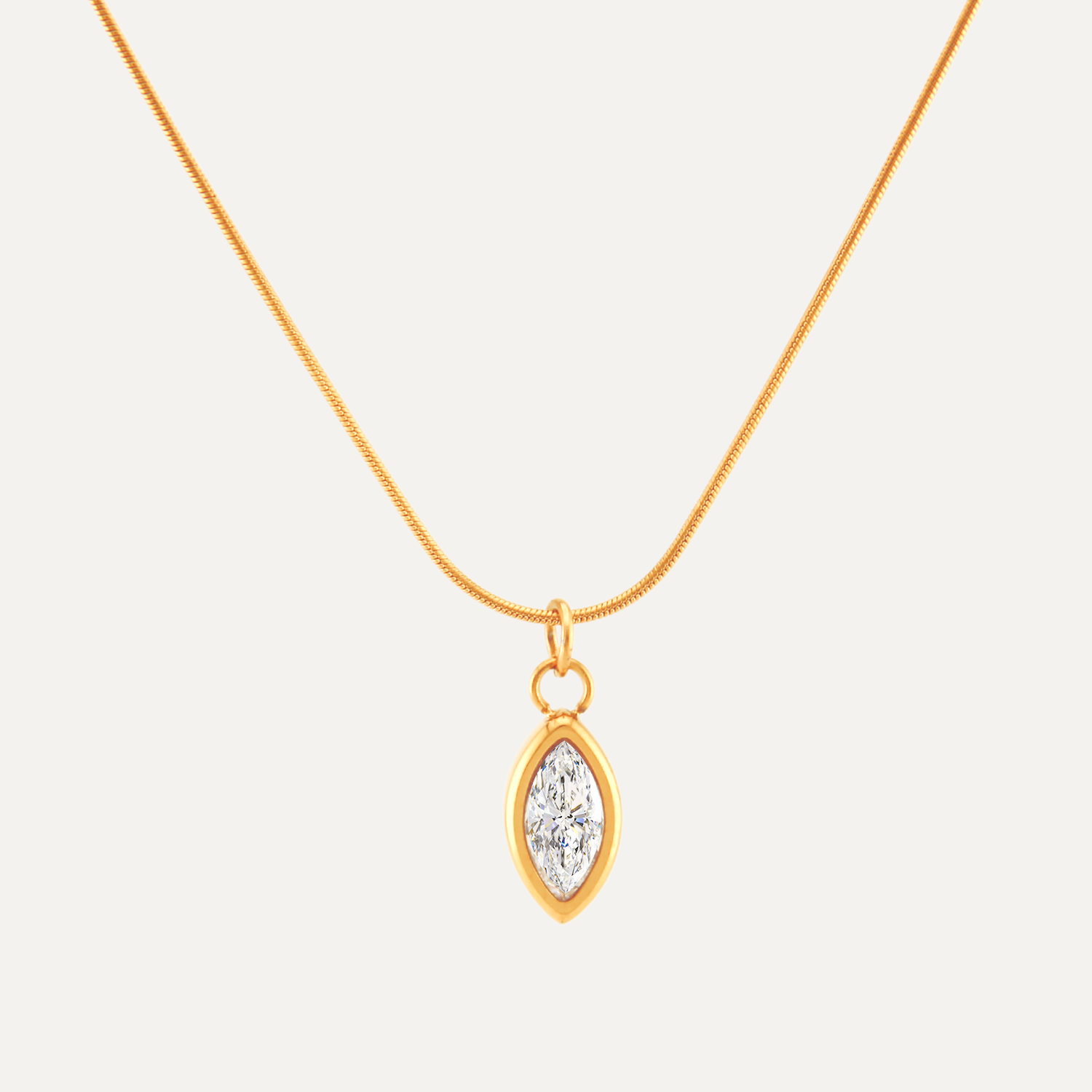 Verita White Sapphire Necklace