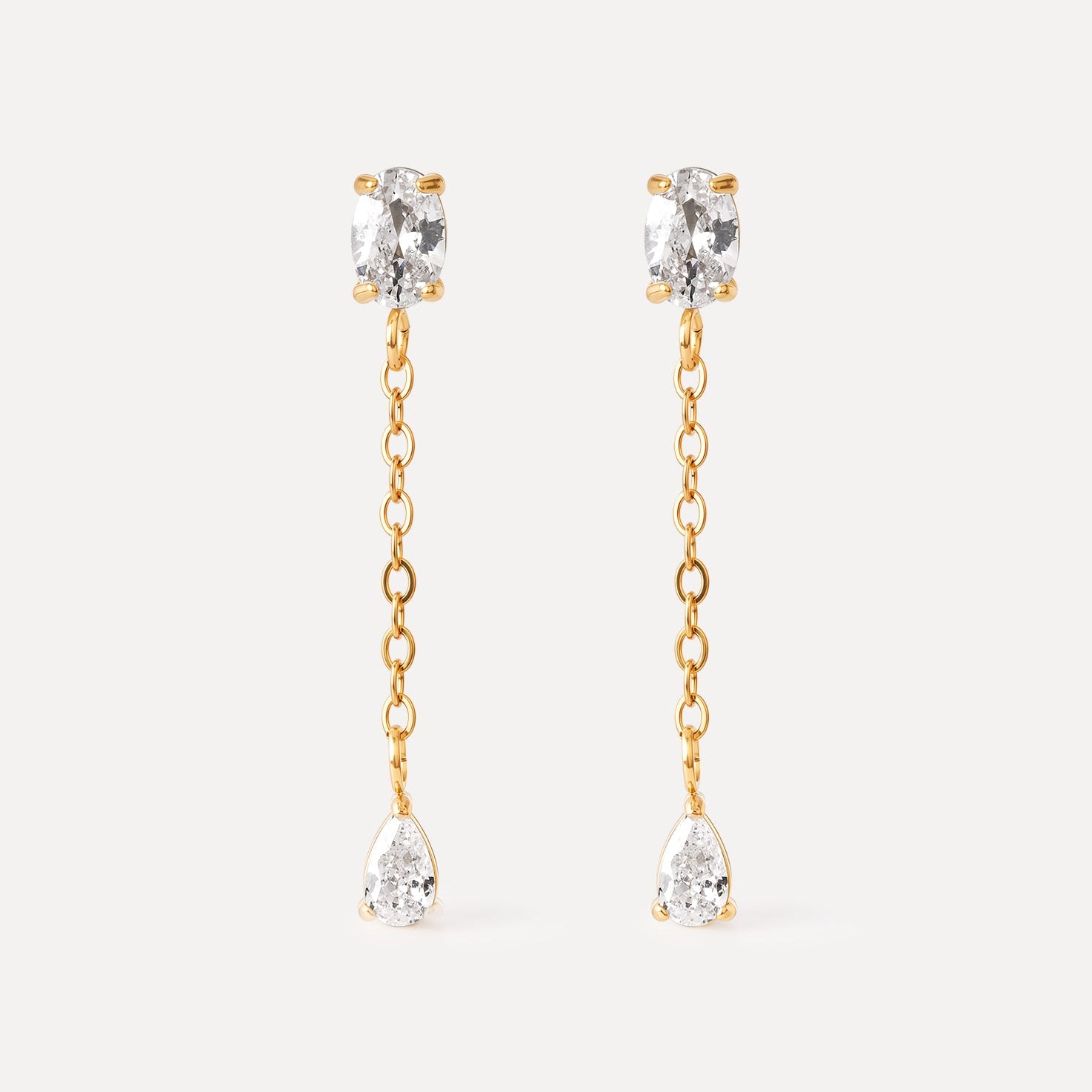 Eyelyn Sapphire Drop Earrings