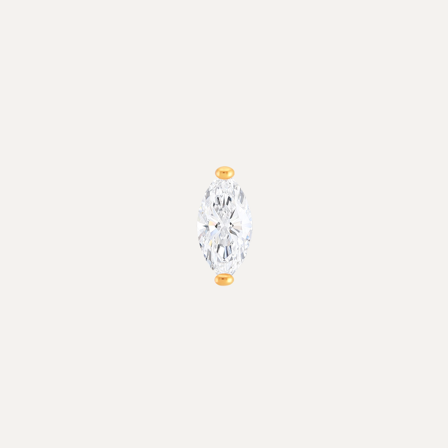 Marquise Sapphire Waterproof Stud