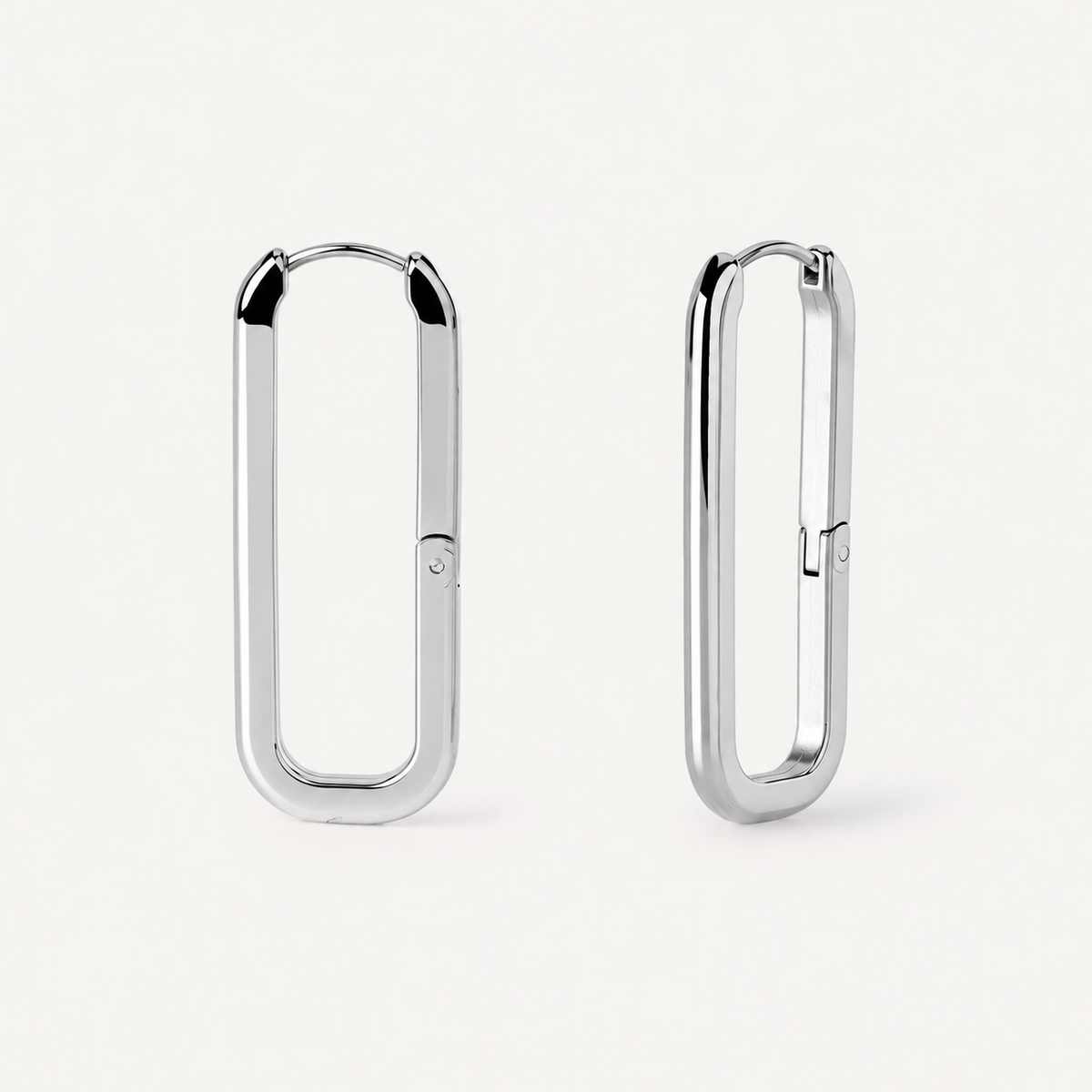 Wanda Hoops - Silver