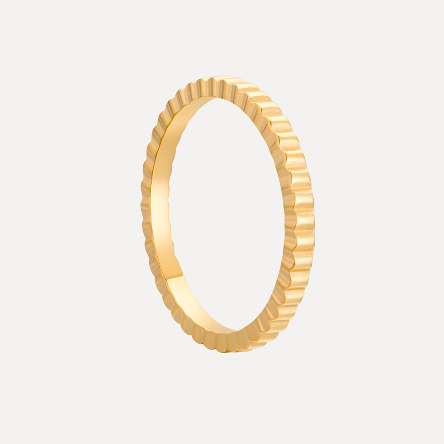 Gear Gold Waterproof Ring