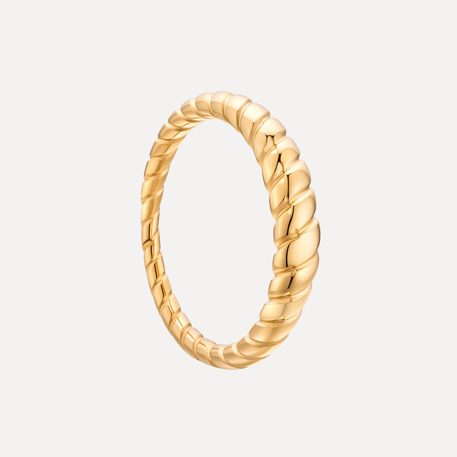 Wire Gold Waterproof Ring