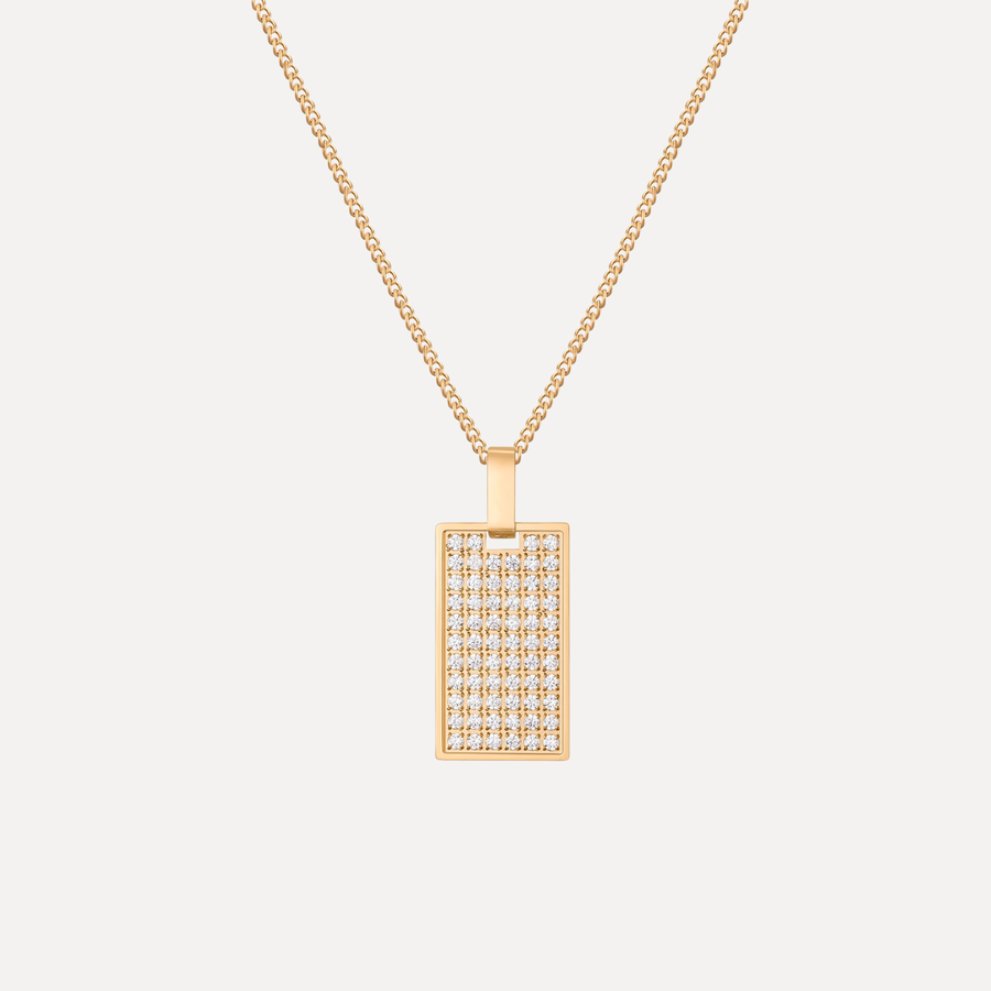 Yasmine Sapphire Charm Necklace