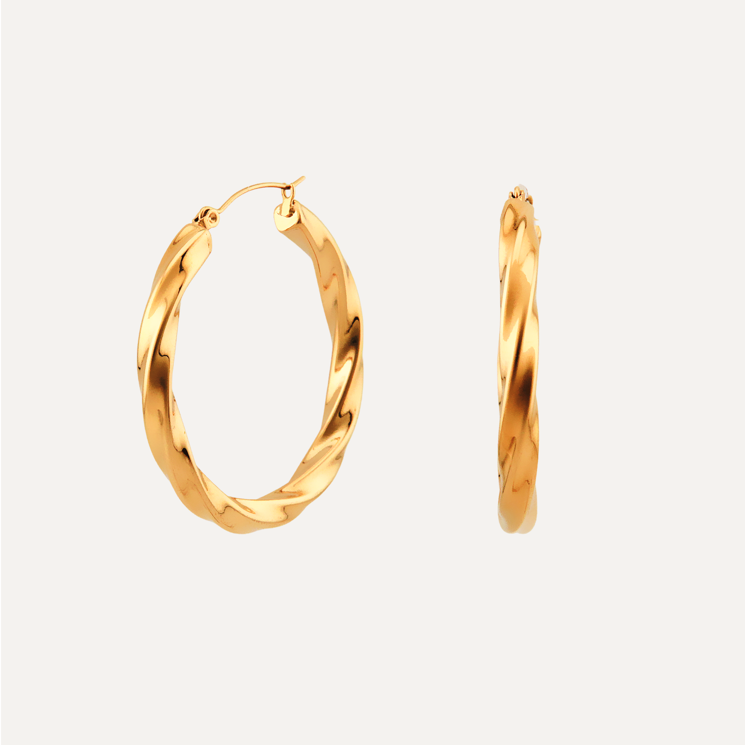 Braid Gold Waterproof Hoops