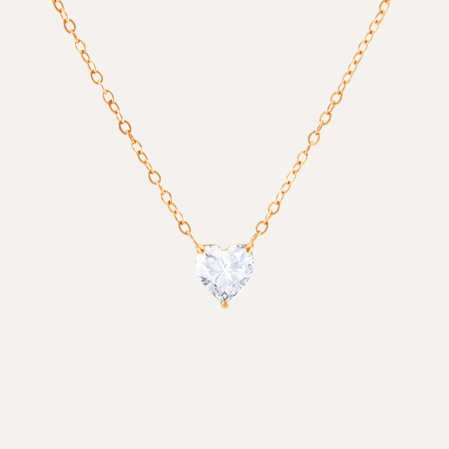 Aimee Heart Sapphire Waterproof Necklace