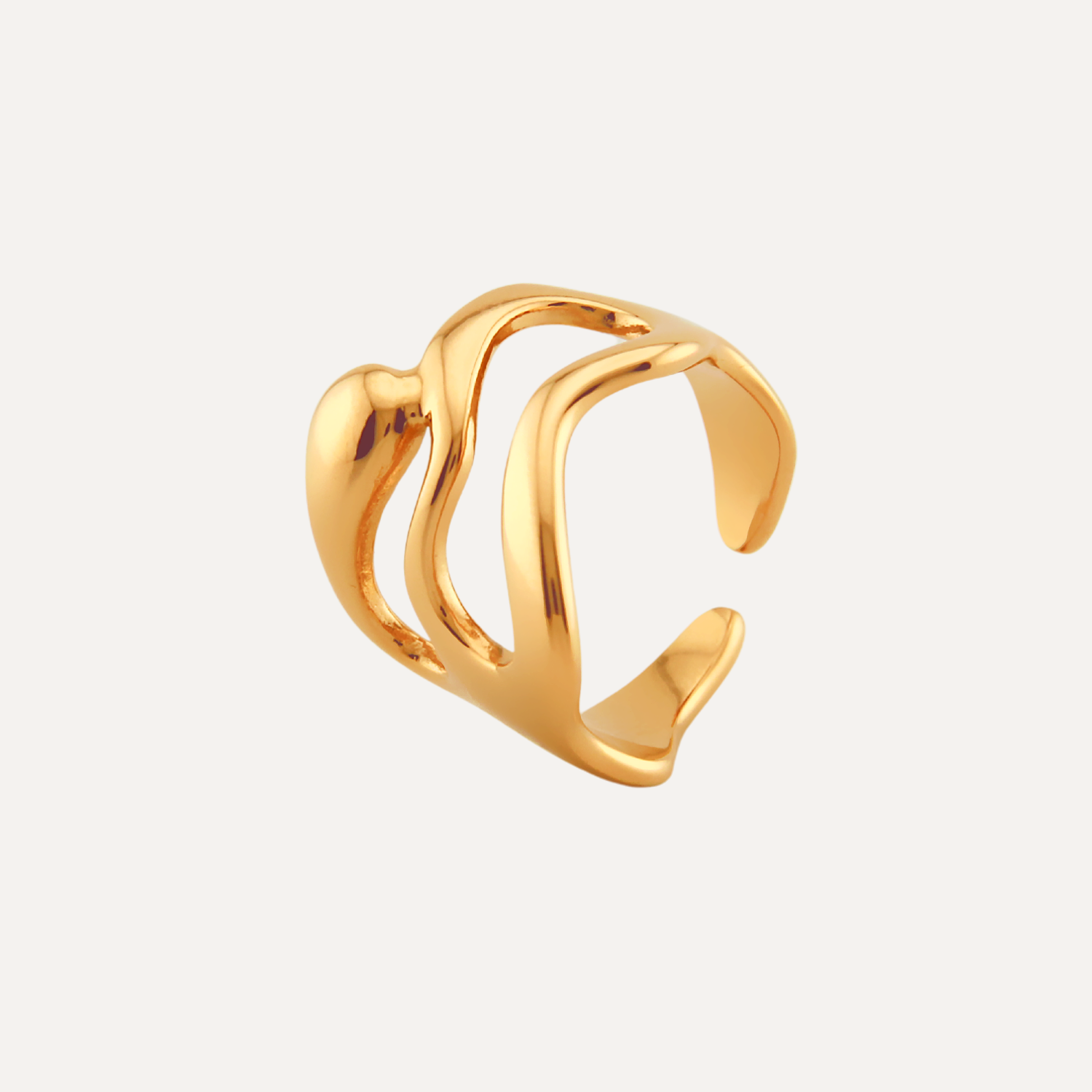 Aqua man Gold Waterproof Ring