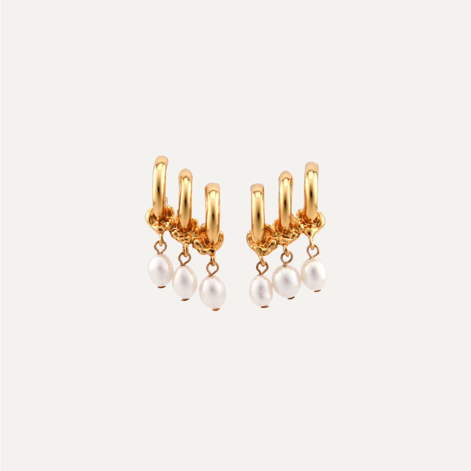 Champagne Problem Pearl Earrings