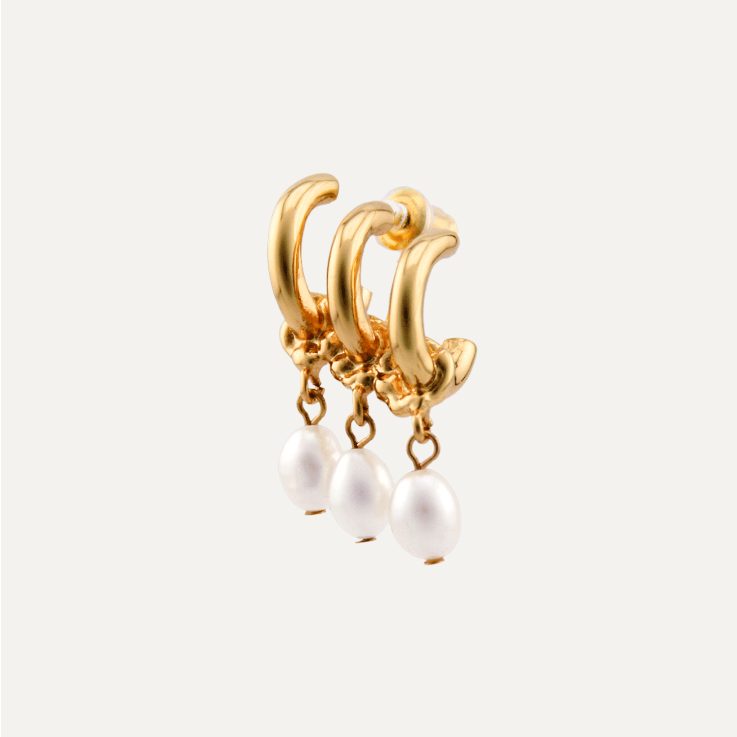 Champagne Problem Pearl Earrings