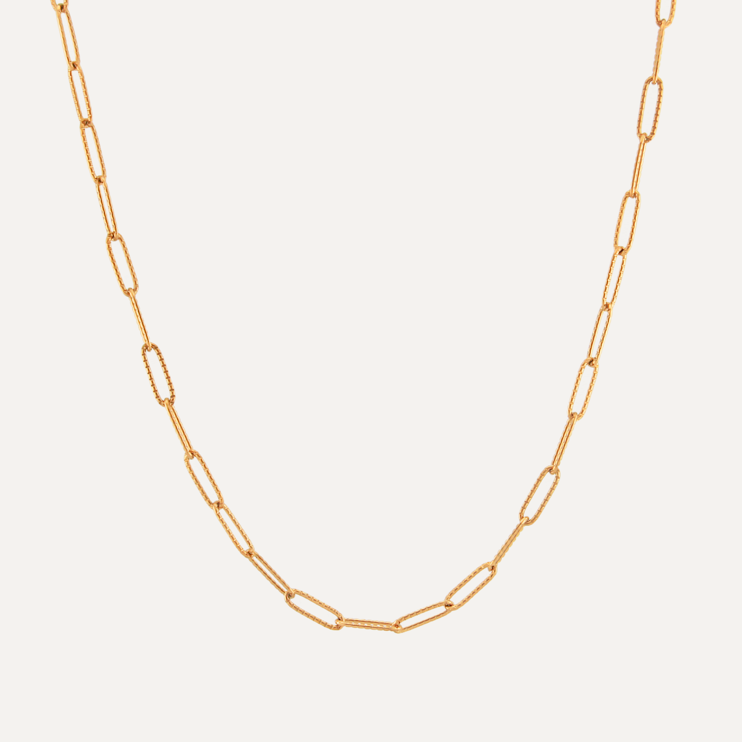 Baguette Gold Waterproof Necklace