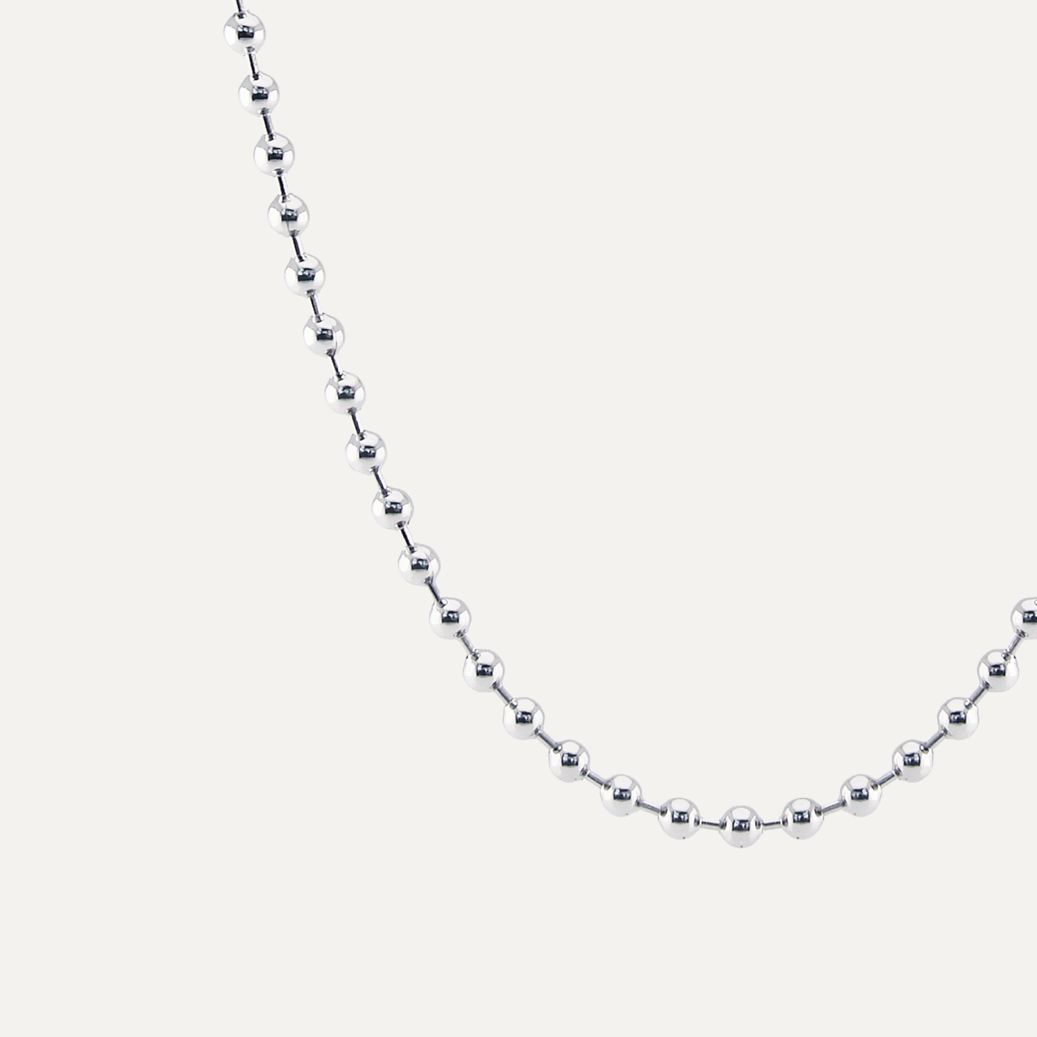 Beaded Bob Chain Necklace