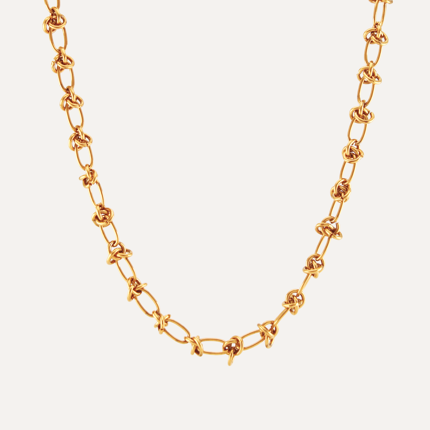 Duke Knot Gold Waterproof Necklace