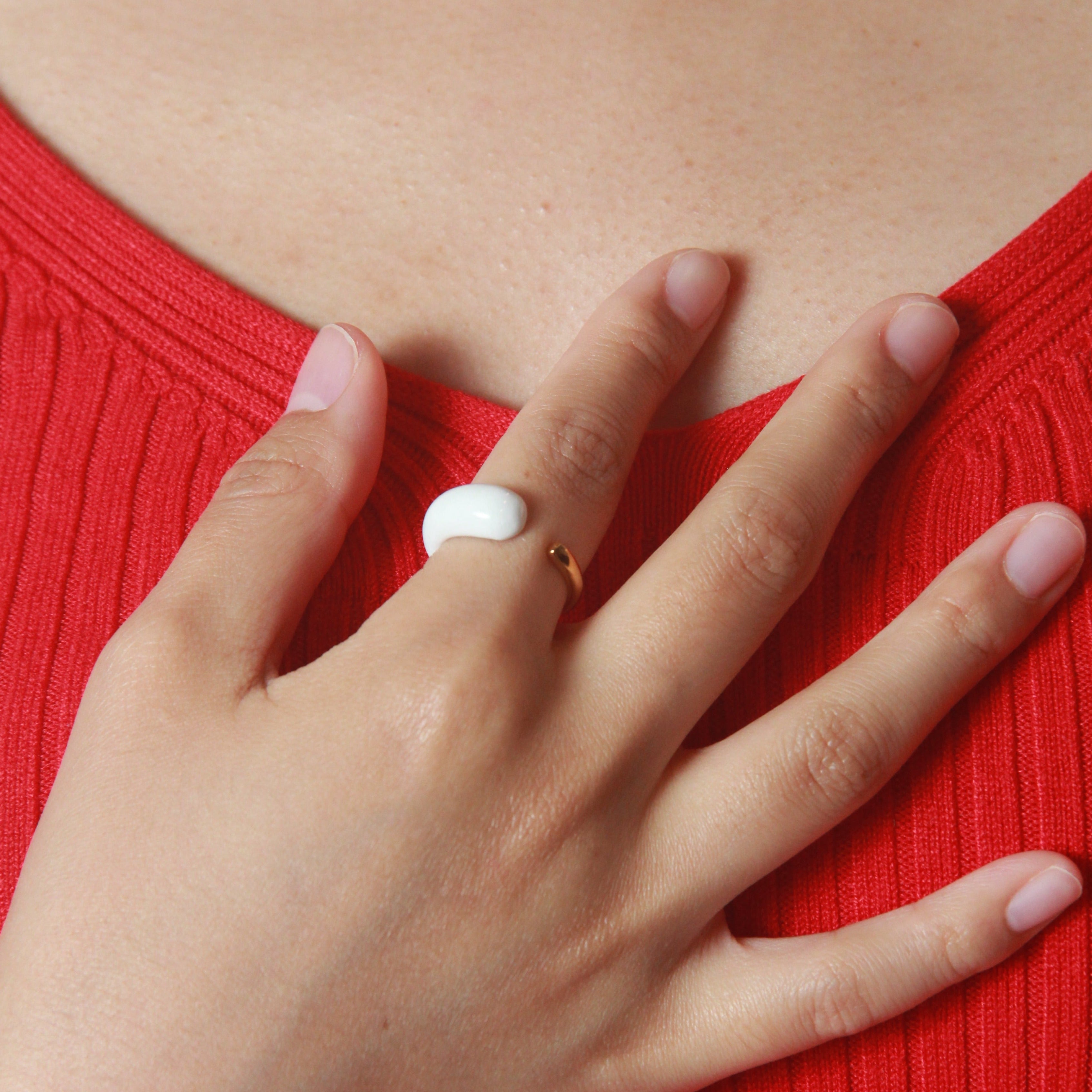 Cuppa Waterproof Open Ring in Gold