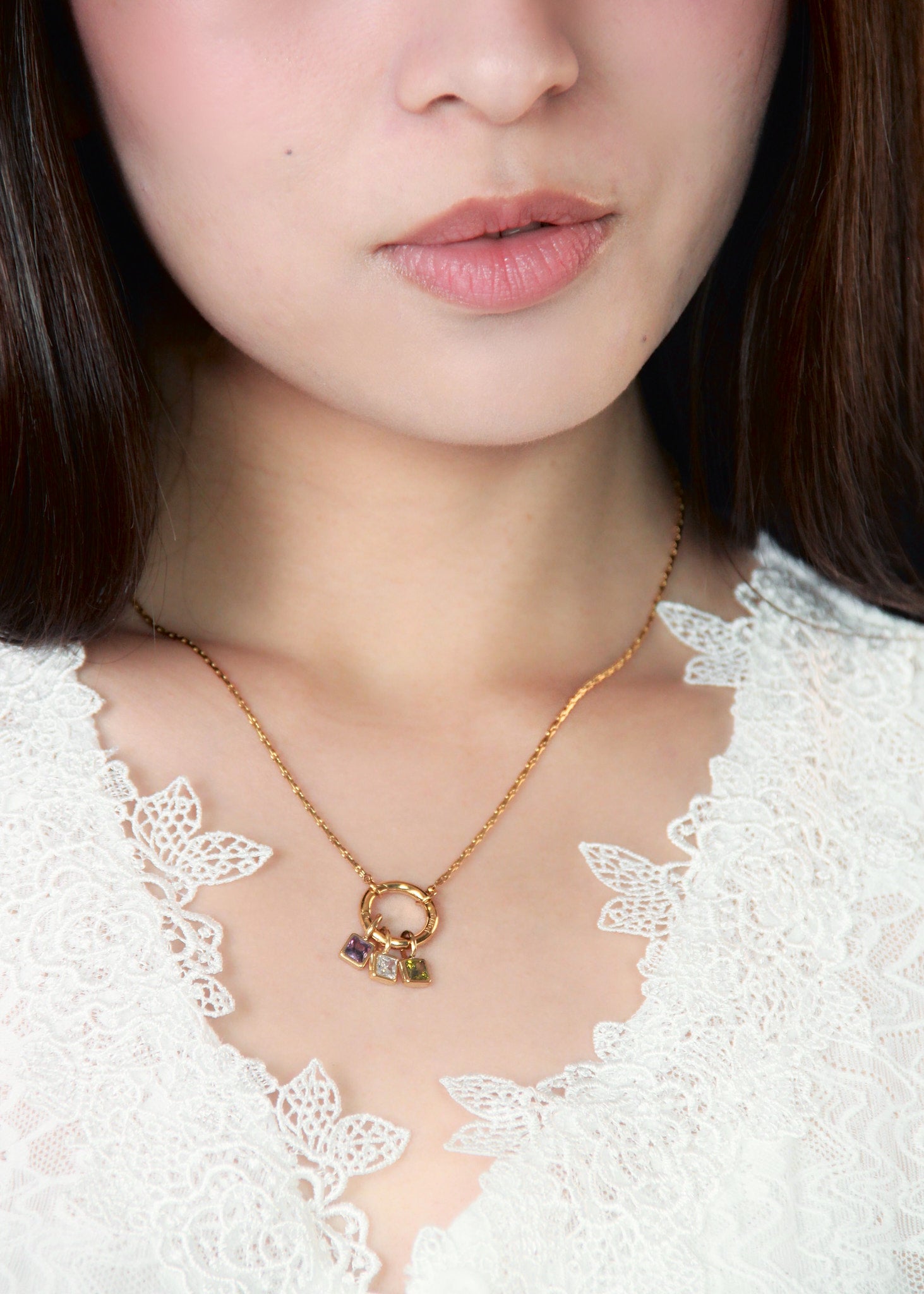 Ever Aura Hoop Gold Waterproof Necklace
