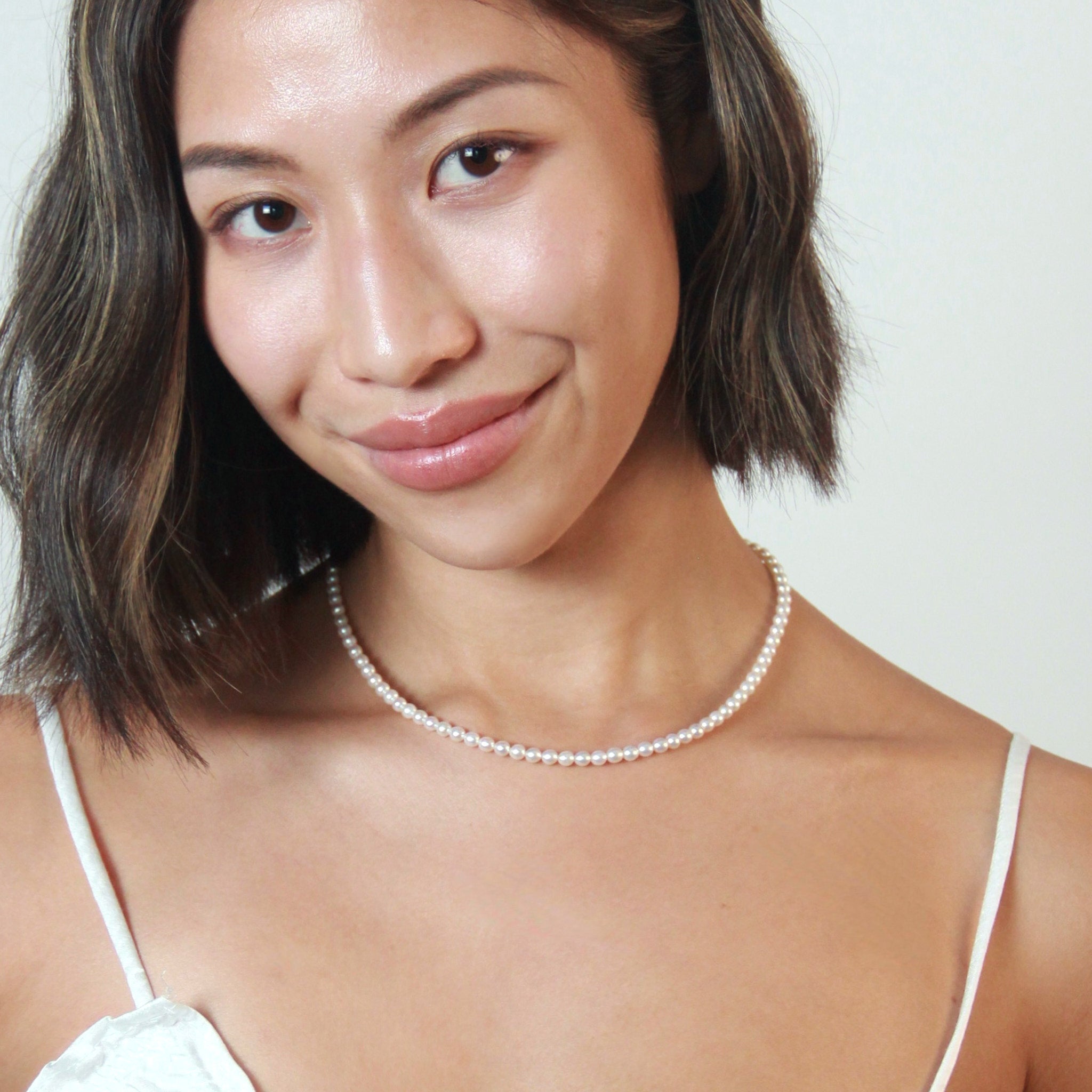 Cest La Vie Handmade 5A Pearl Necklace