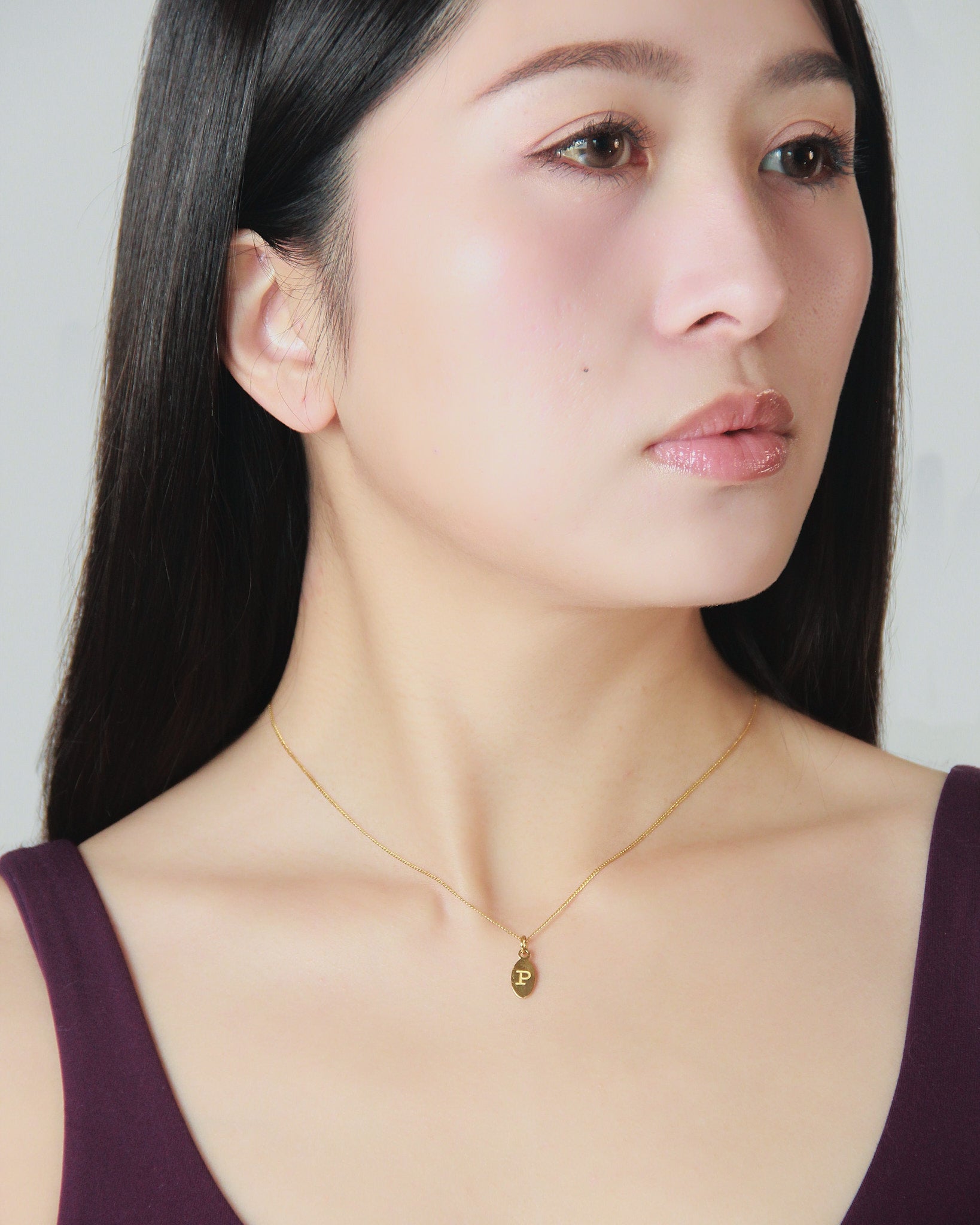 True to be yourself- Initial Waterproof Necklace