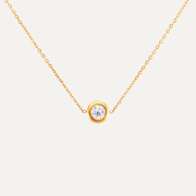 Ivy Bezel Sapphire Necklace