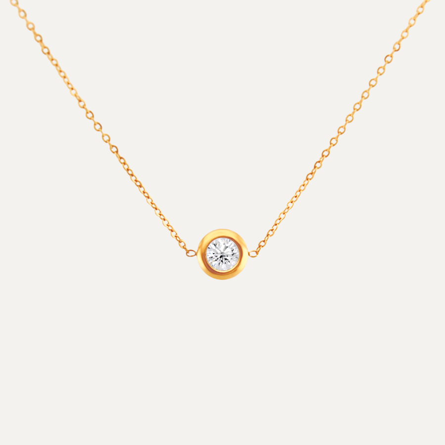 Ivy Bezel Sapphire Necklace