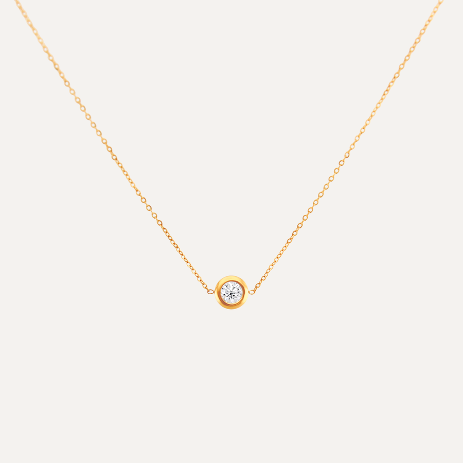 Ivy Bezel Sapphire Necklace