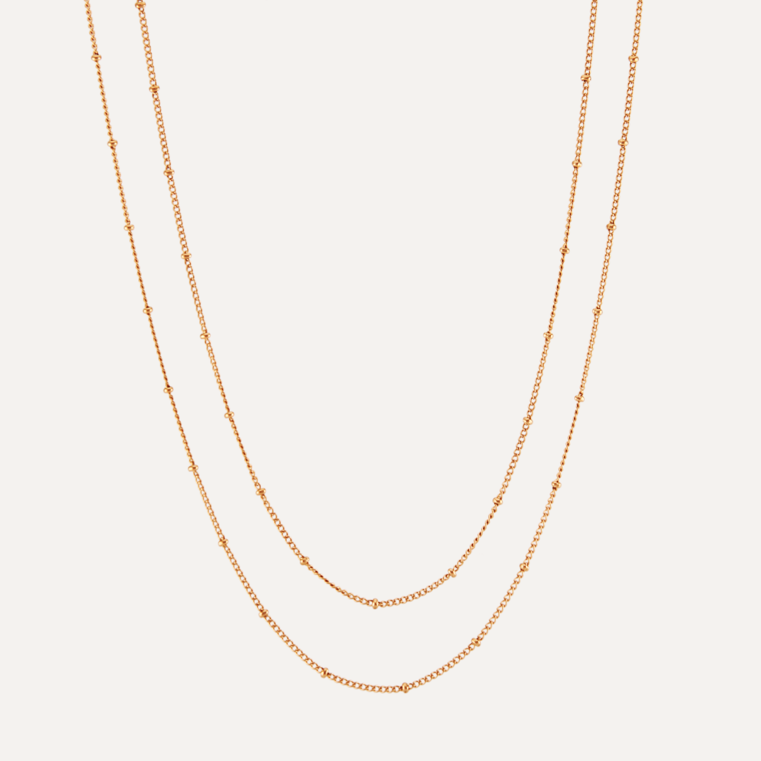 Juliette Twins Gold Waterproof Necklace