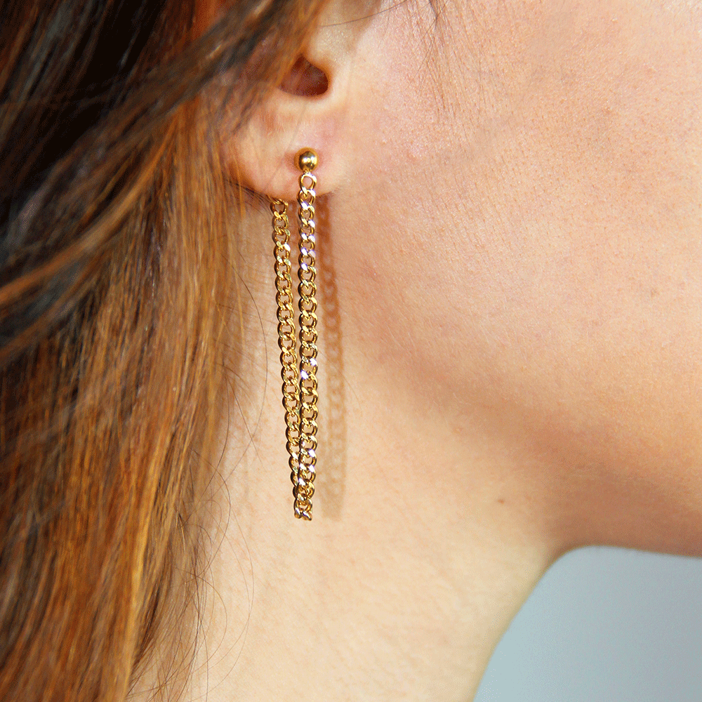 Killing Eve Gold Waterproof Earrings