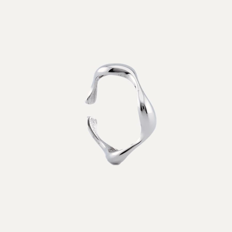Oslo Waterproof Open Ring in Silver