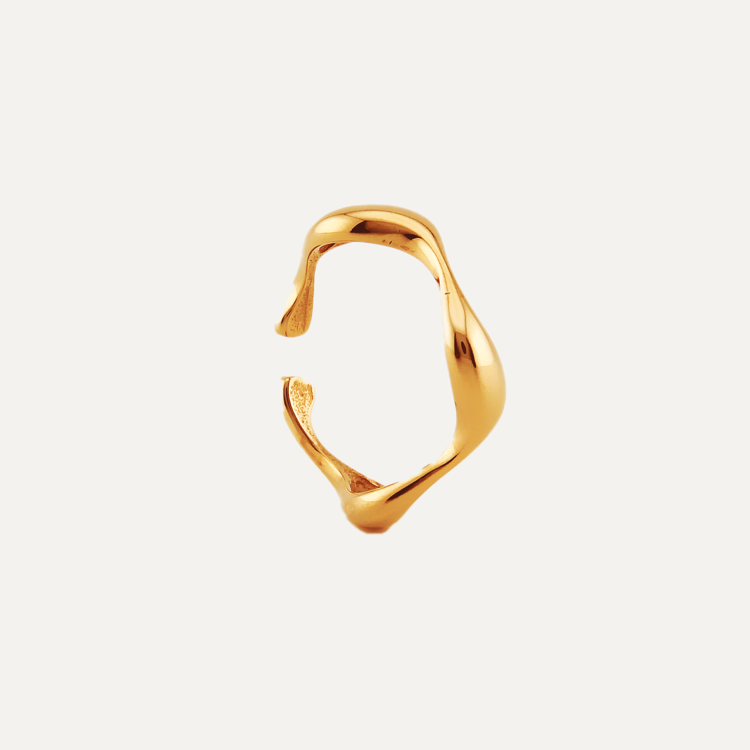 Oslo Waterproof Open Ring in Gold