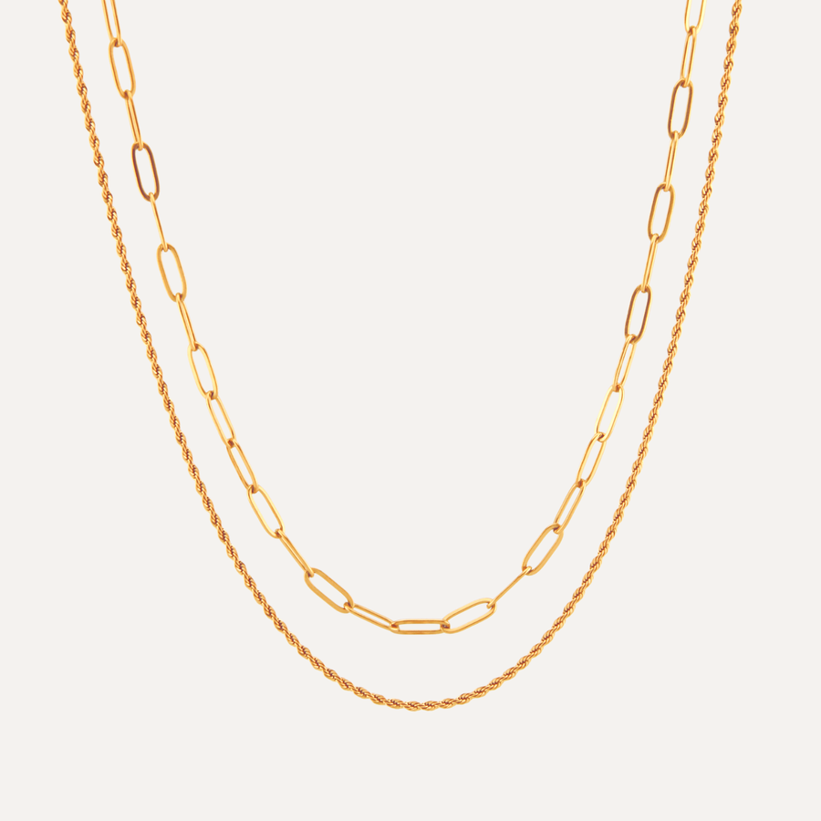 Rush Hour Gold Waterproof Necklace
