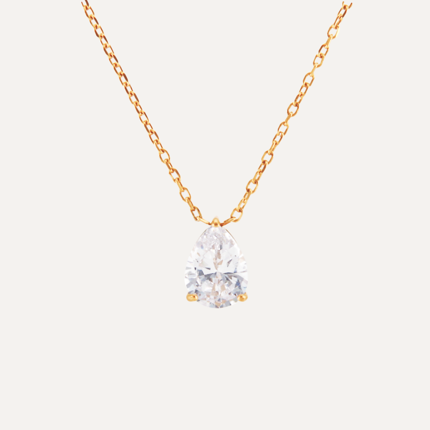 Sia Drop Sapphire Waterproof Necklace