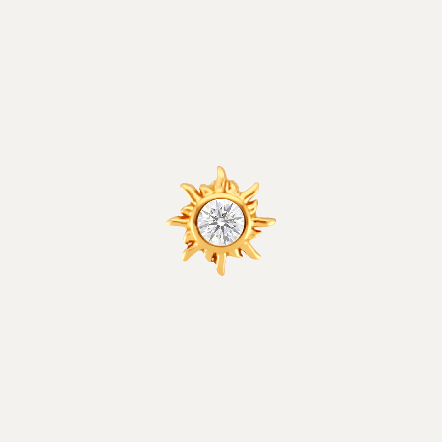 Sun Sapphire Waterproof Stud