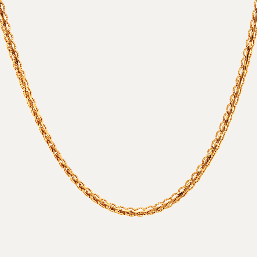 Syrene French Braid Waterproof Necklack