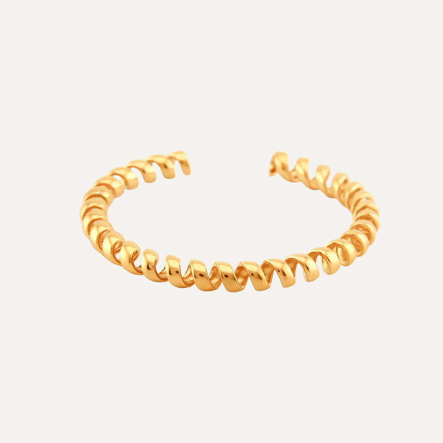 Wire Gold Waterproof Cuff