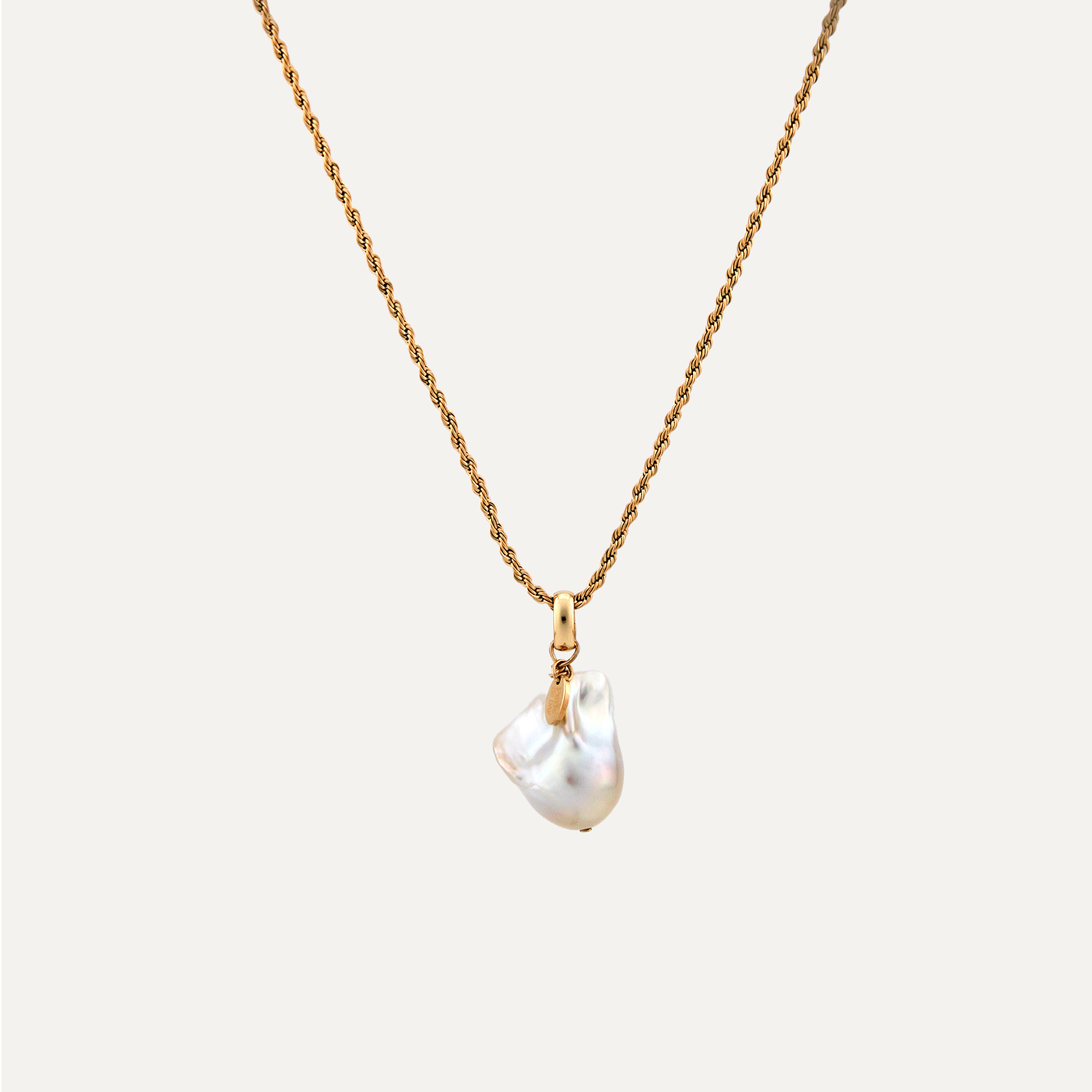 Deja Vu Baroque Pearl Necklace