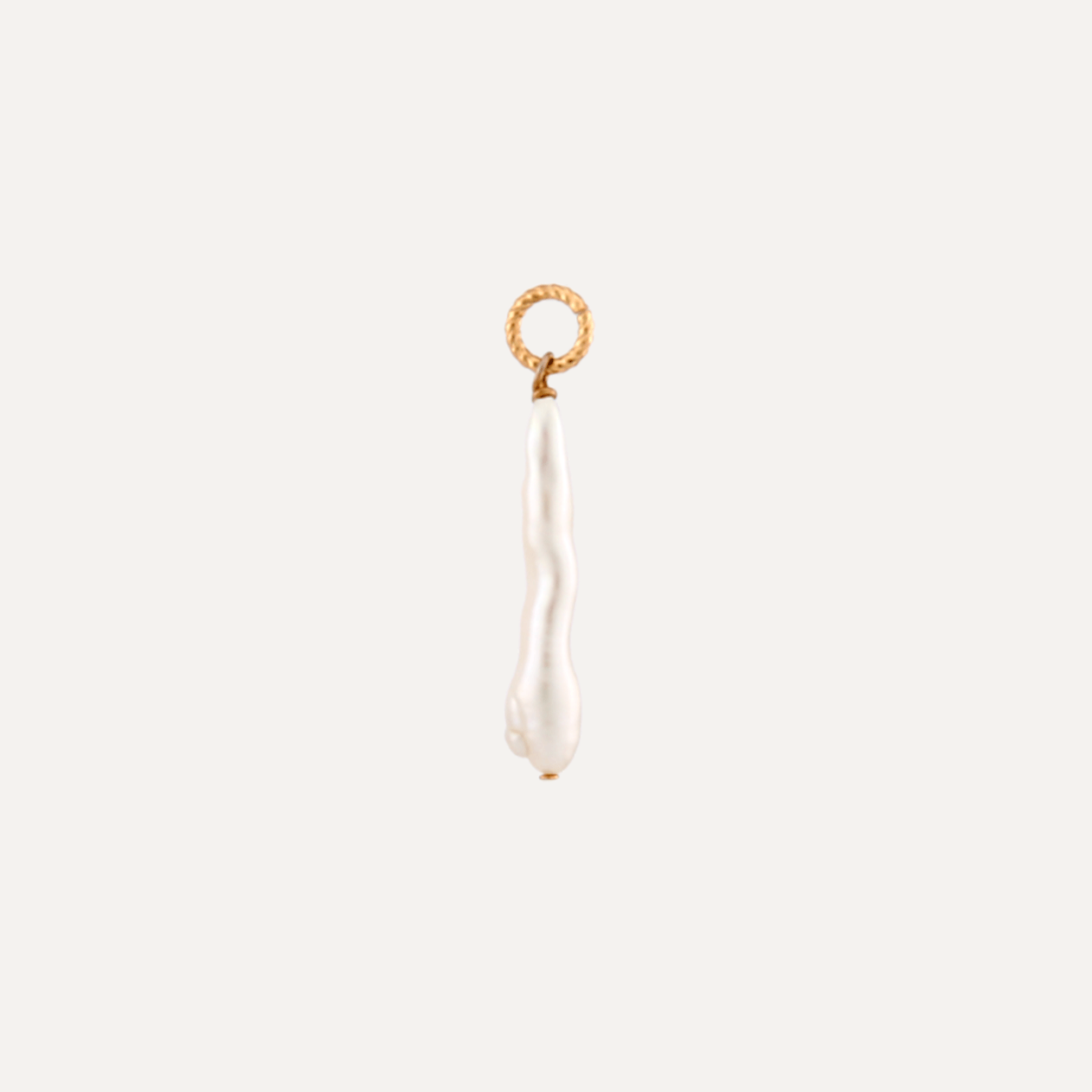Baguette Stick Pearl Necklace