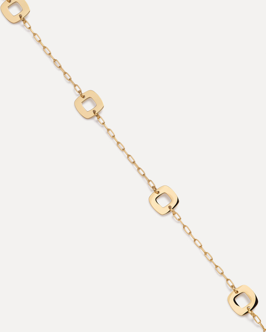 Square Gold Bracelet